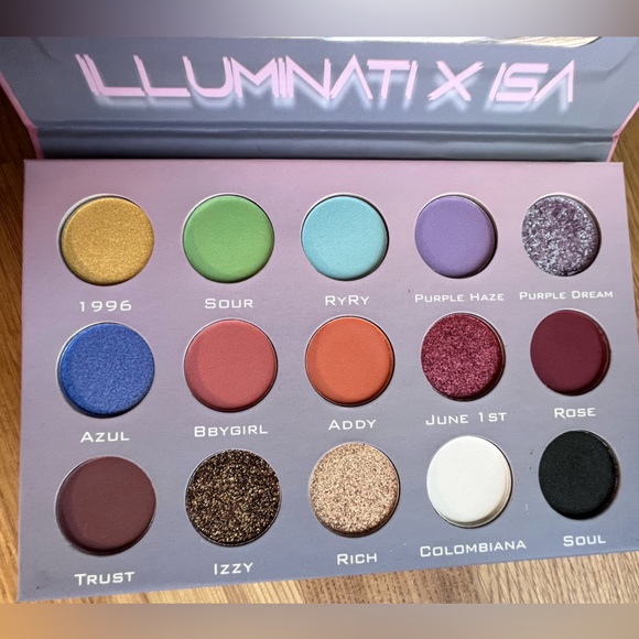 Illuminati Cosmetics, Illuminati X ISA Eyeshadow Palette, NEW - Picture 3 of 6